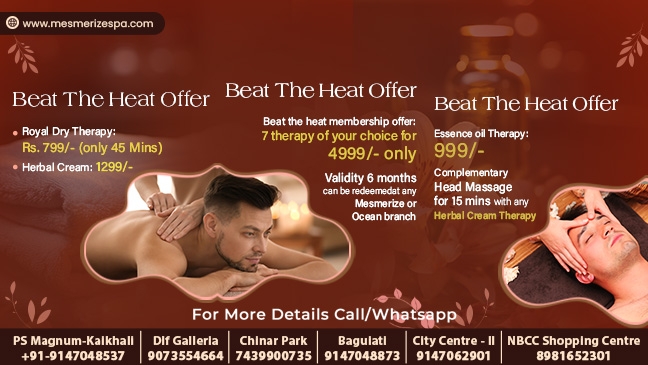 beat the heat offer mesmerize spa