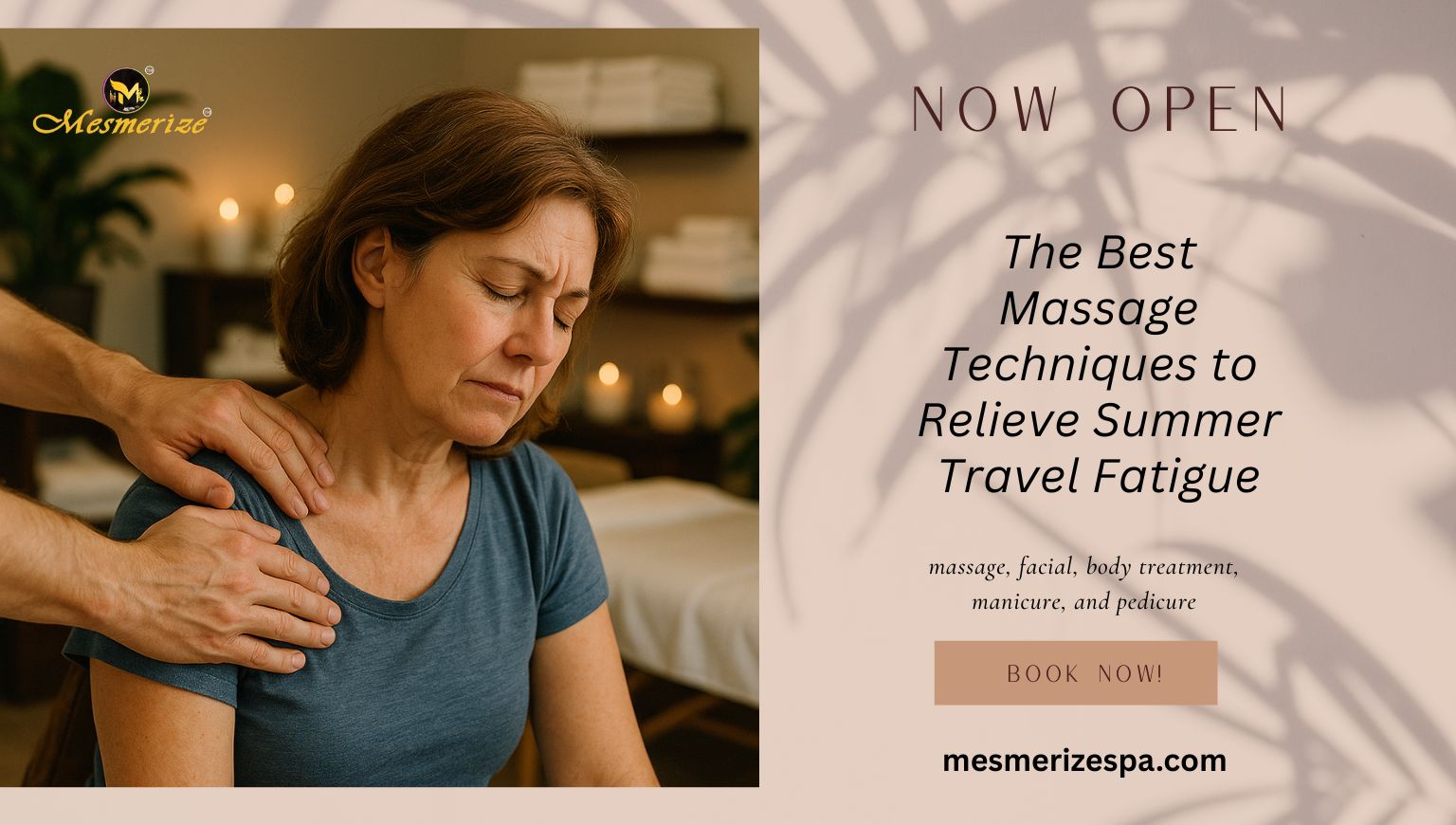 Read more about the article The Best Massage Techniques to Relieve Summer Travel Fatigue